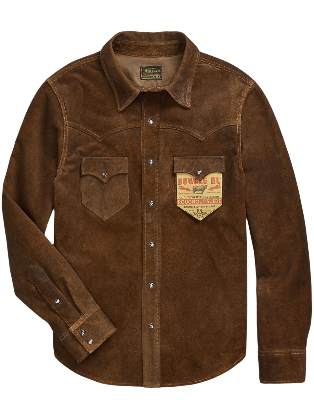 Ralph Lauren RRL suede shirt jacket - Brown von Ralph Lauren RRL
