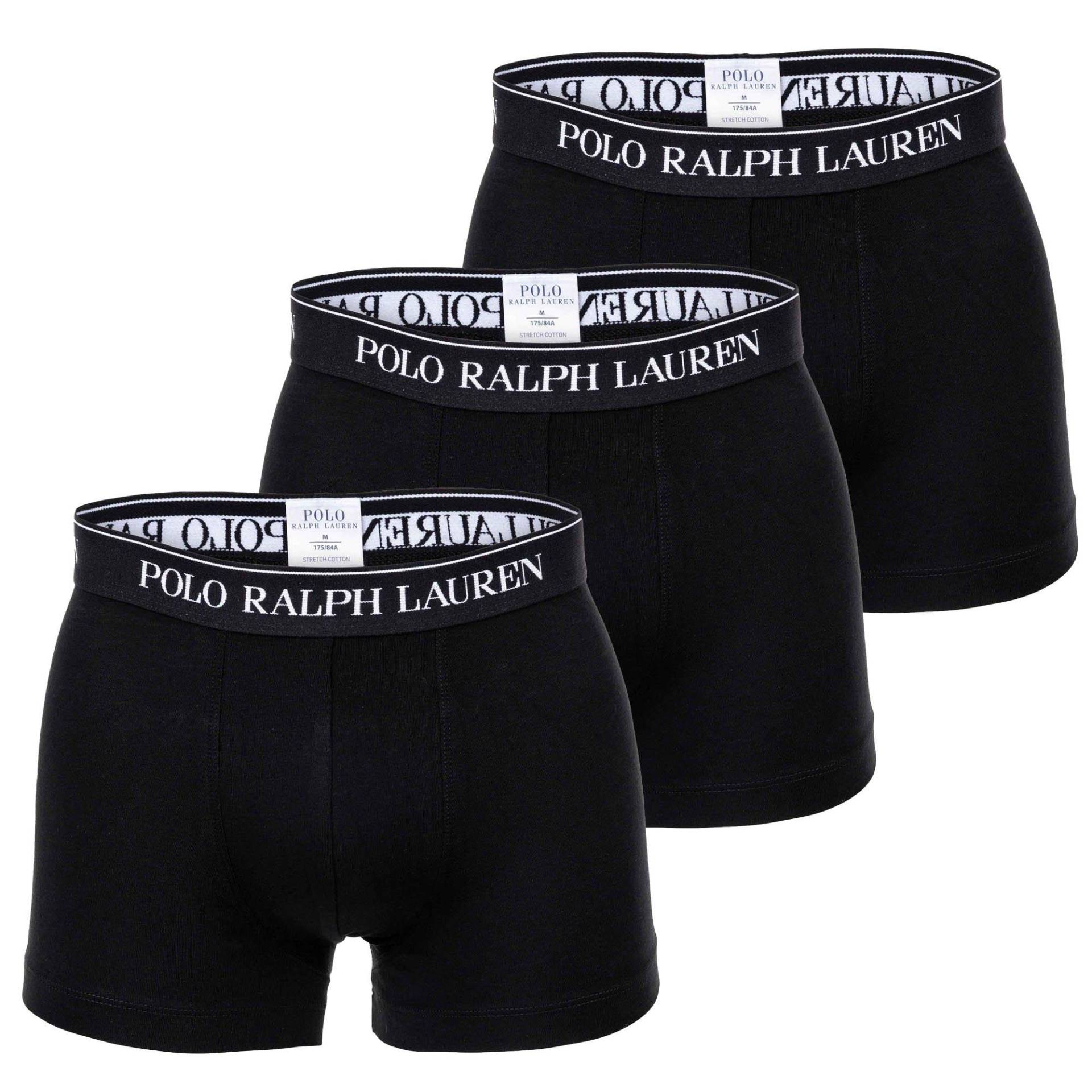 Boxershort Figurbetont-classic-3 Pack-trunk Herren Schwarz S von Ralph Lauren
