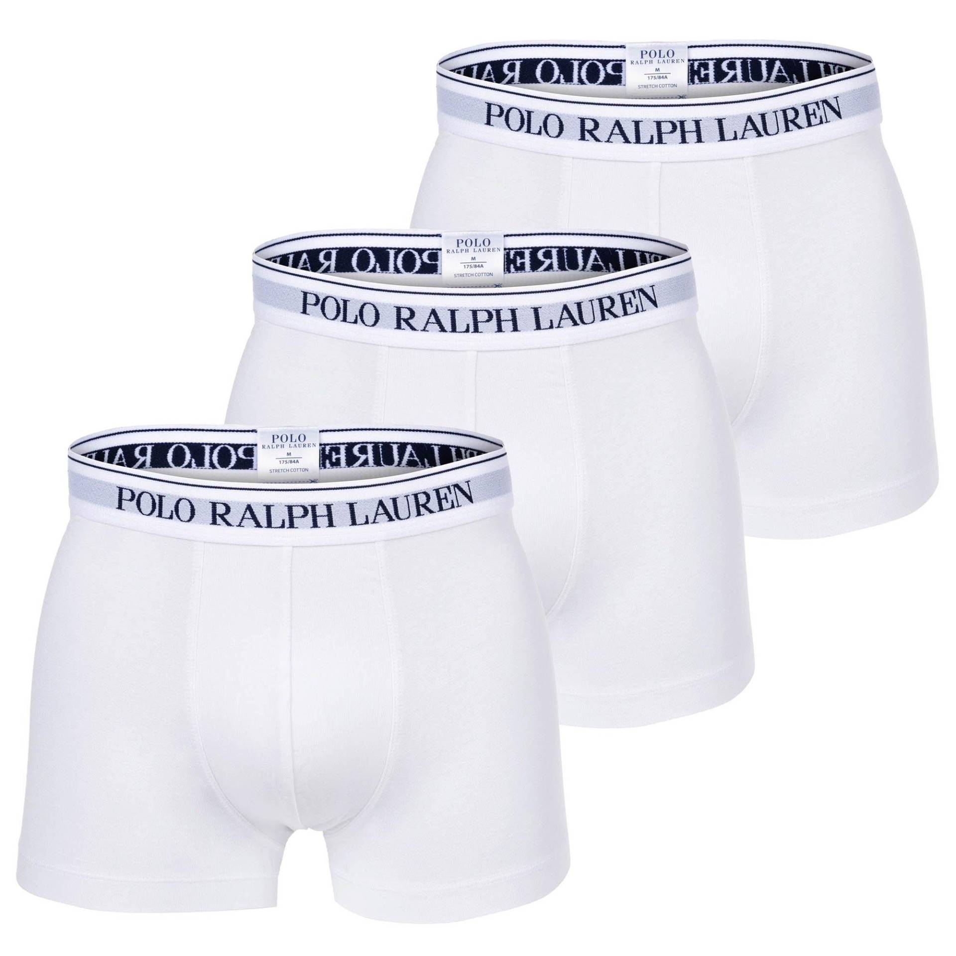 Boxershort Figurbetont-classic-3 Pack-trunk Herren Weiss L von Ralph Lauren