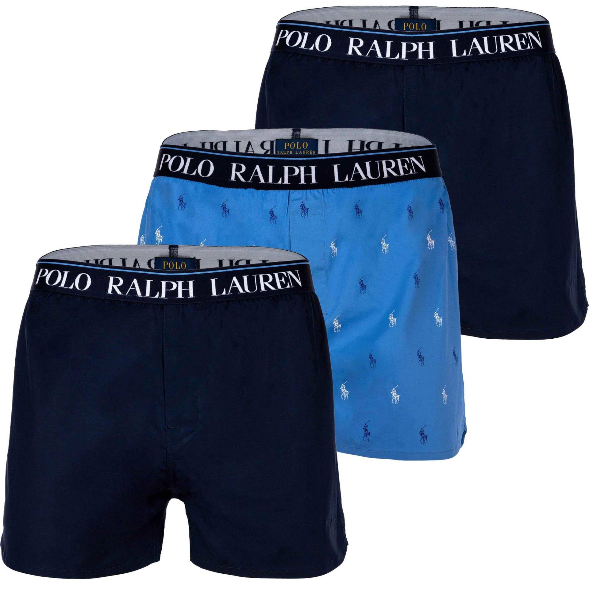 Web-boxershorts -elastic Bxer-3 Pack Boxer Herren  S von Ralph Lauren