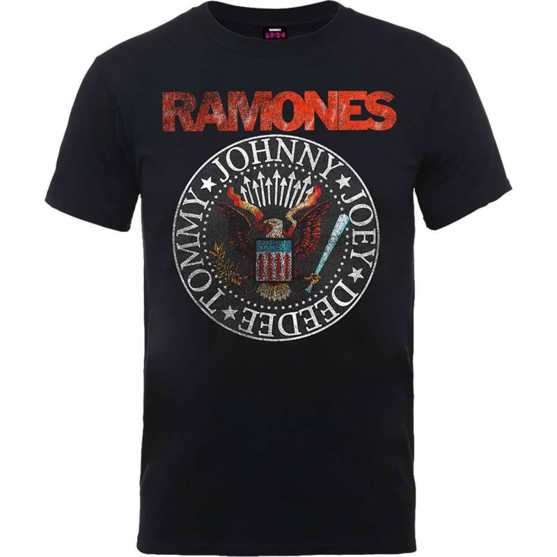 Eagle Seal Tshirt Damen Schwarz M von Ramones