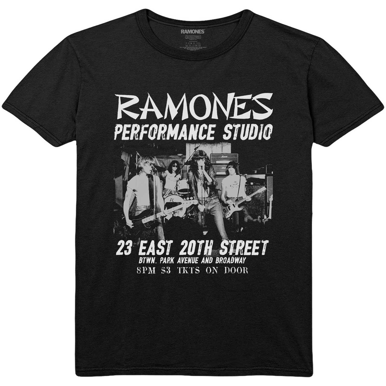 East Village Tshirt Damen Schwarz S von Ramones