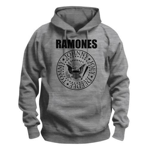 Kapuzenpullover Damen Grau L von Ramones