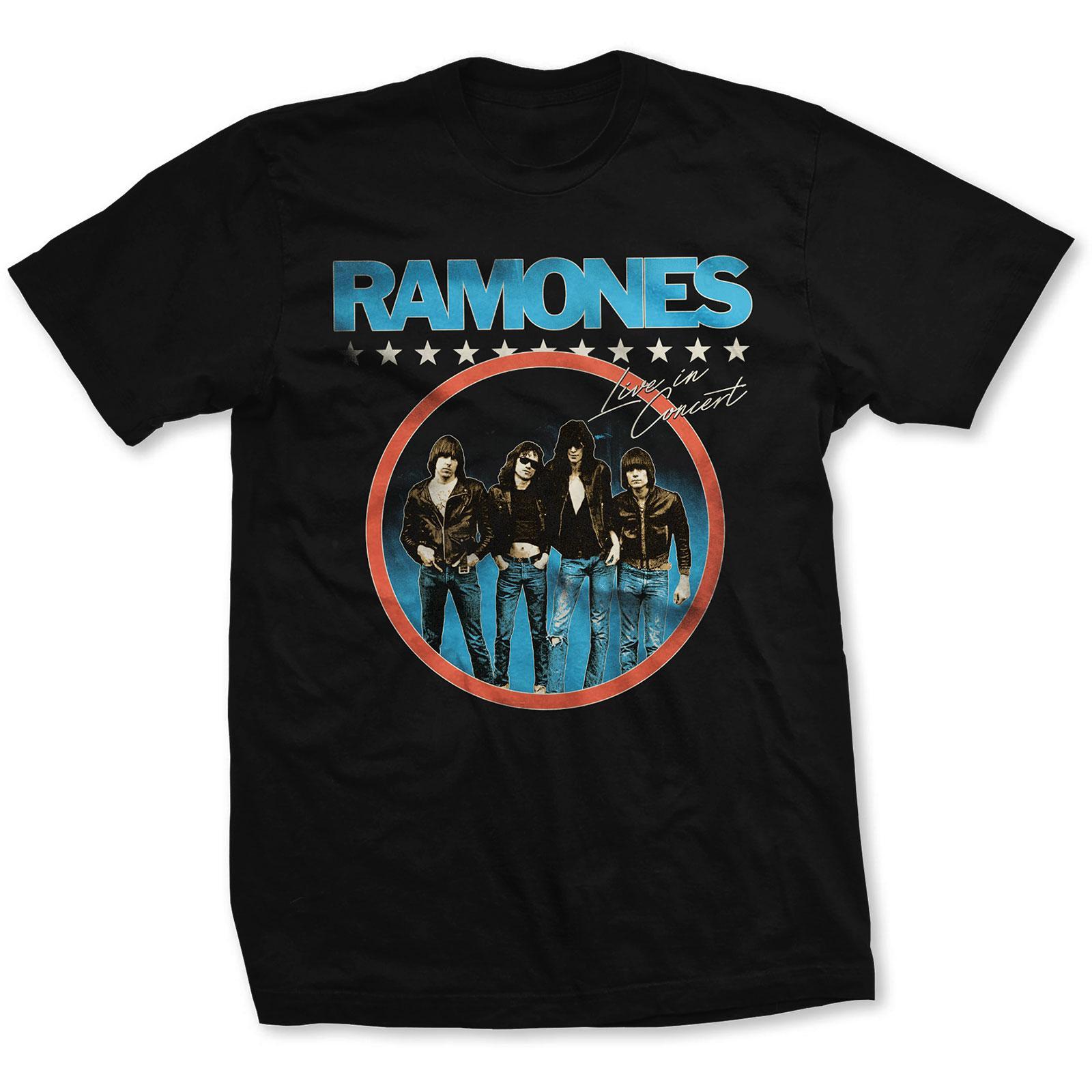 Live In Concert Tshirt Damen Schwarz M von Ramones