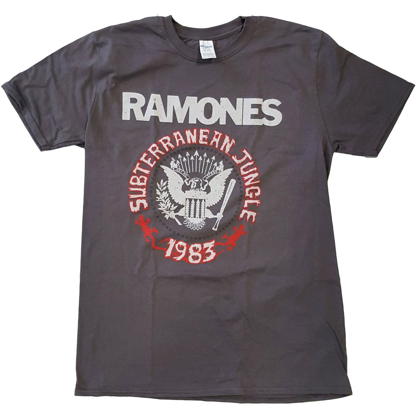 Subterranean Jungle Tshirt Damen Grau M von Ramones