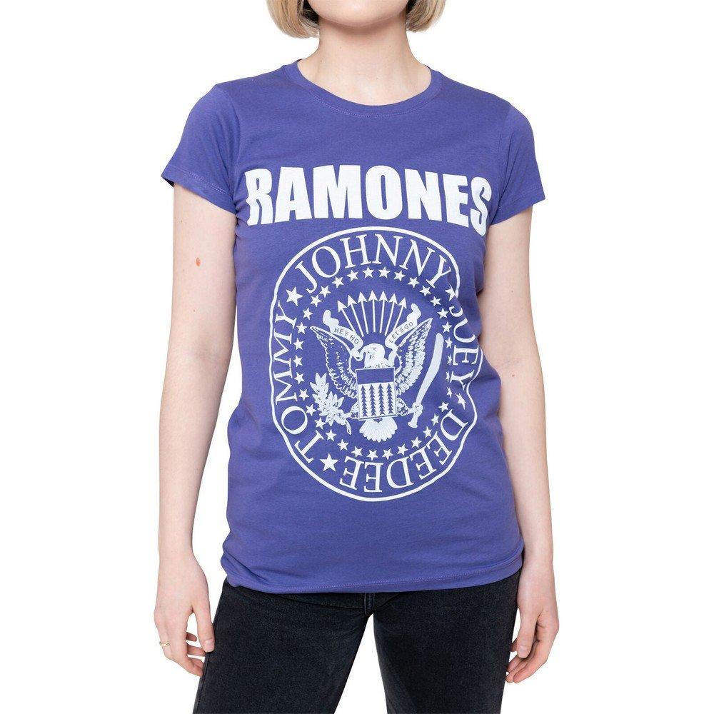 Tshirt Damen Lila XS von Ramones