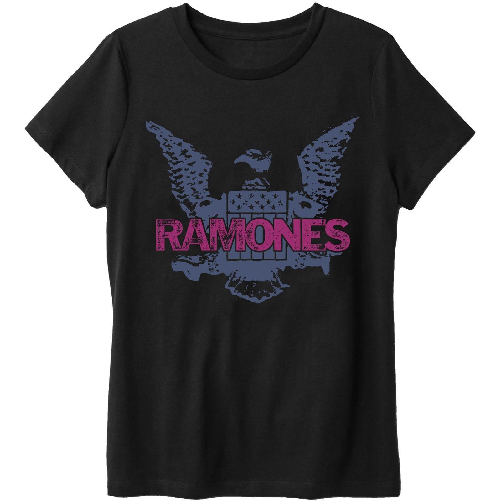 Tshirt Damen Schwarz S von Ramones