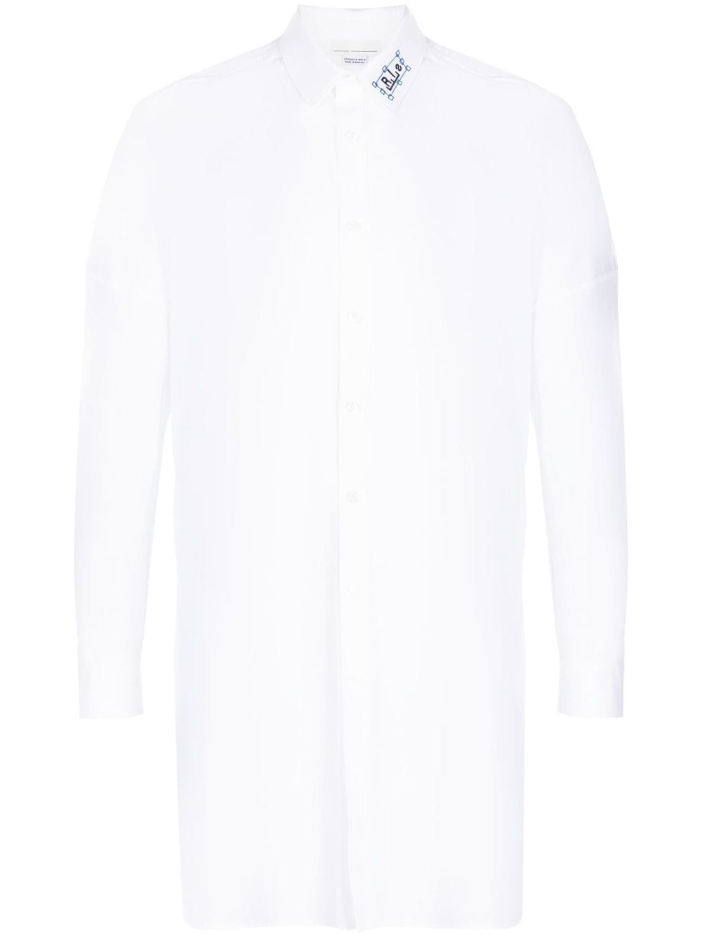 Random Identities logo-print long-sleeve shirt - White von Random Identities