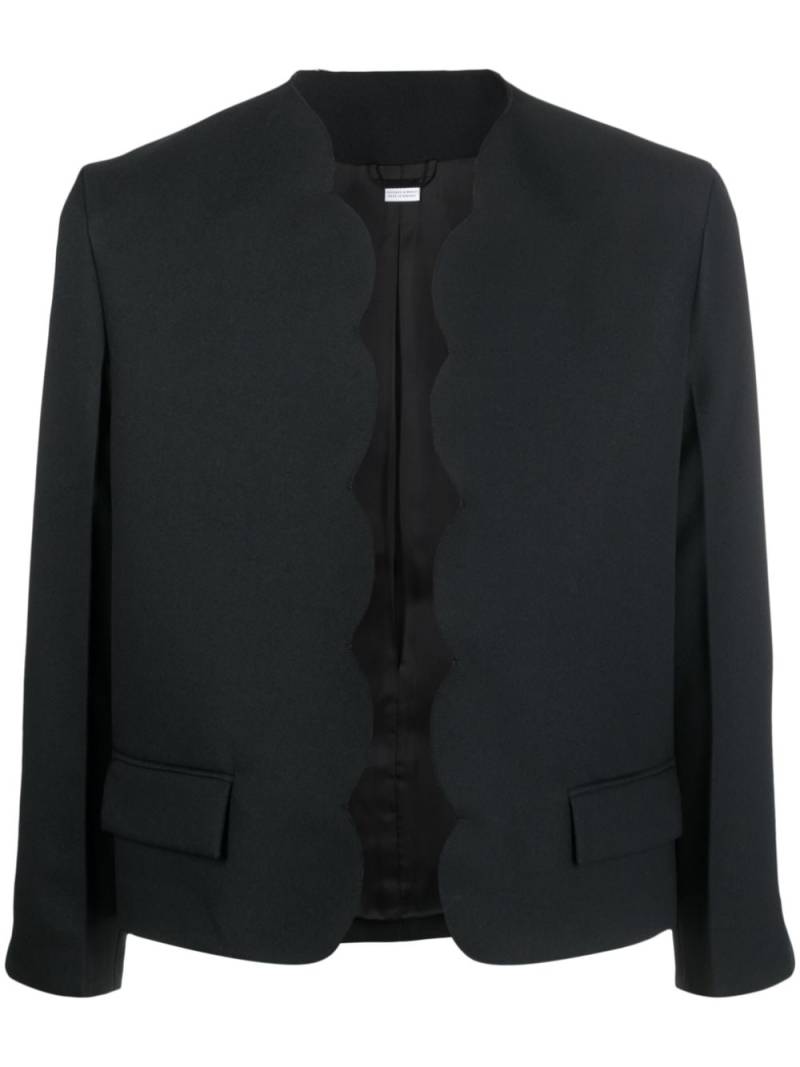 Random Identities scallop-edge tailored blazer - Black von Random Identities