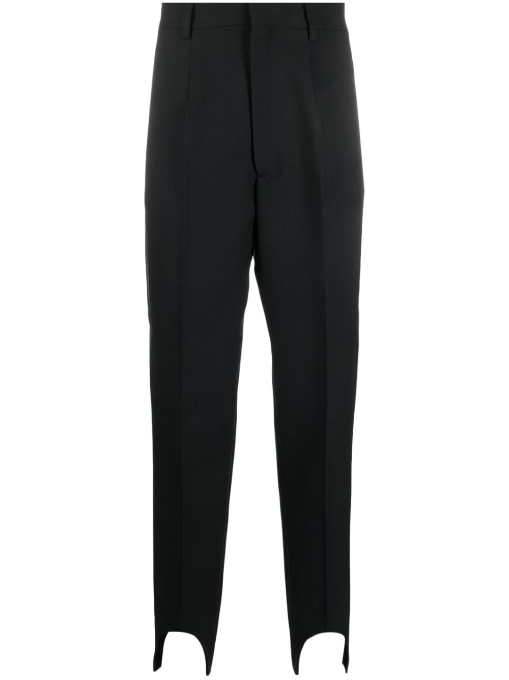 Random Identities tapered stirrup trousers - Black von Random Identities