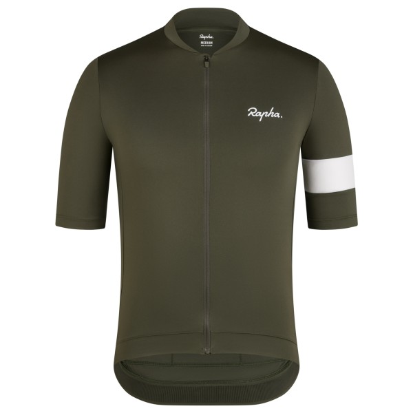 Rapha - Core Jersey - Velotrikot Gr XL oliv von Rapha