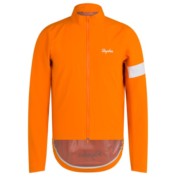 Rapha - Core Rain Jacket - Velojacke Gr M orange von Rapha