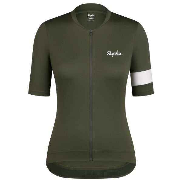 Rapha - Women's Core Jersey - Velotrikot Gr L oliv von Rapha