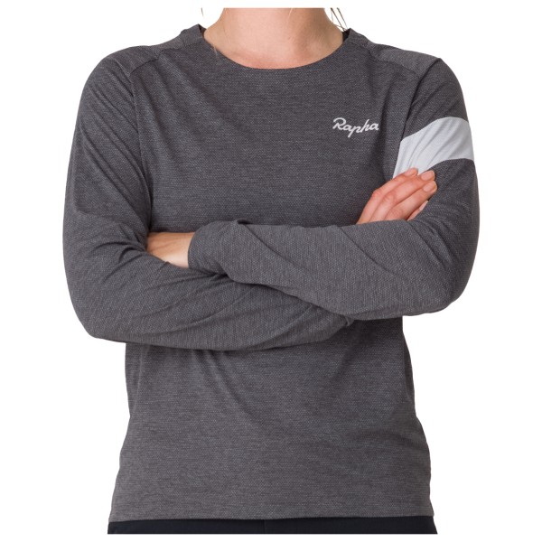 Rapha - Women's Trail Long Sleeve Technical T-Shirt - Velotrikot Gr L;M;S;XL;XS grau;schwarz von Rapha