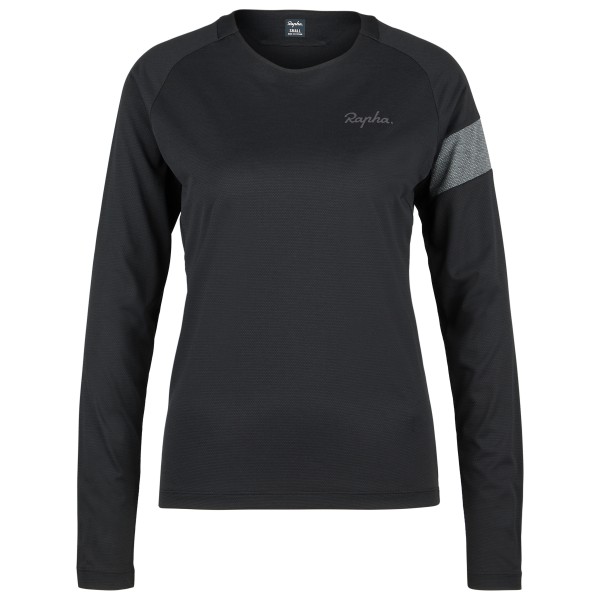 Rapha - Women's Trail Long Sleeve Technical T-Shirt - Velotrikot Gr M schwarz von Rapha