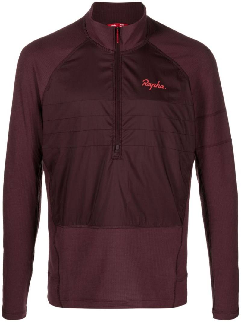 Rapha logo-print panelled performance jacket - Purple von Rapha