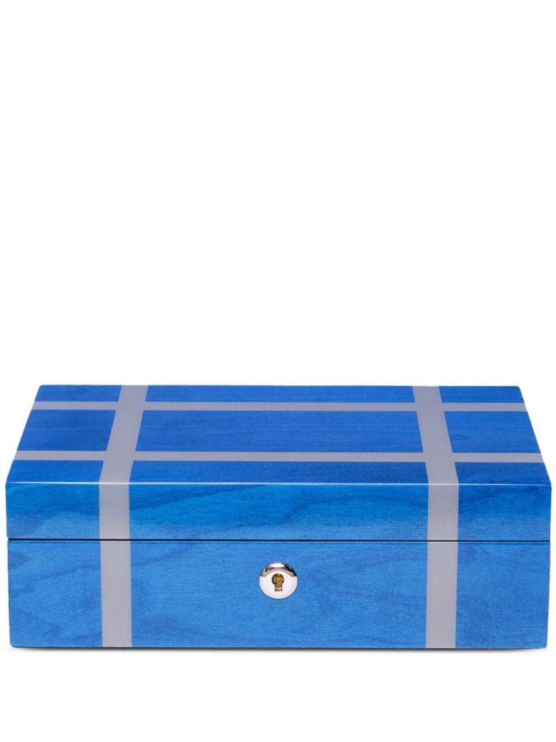 Rapport Carnaby wood accessory box (28cm x 17cm) - Blue von Rapport