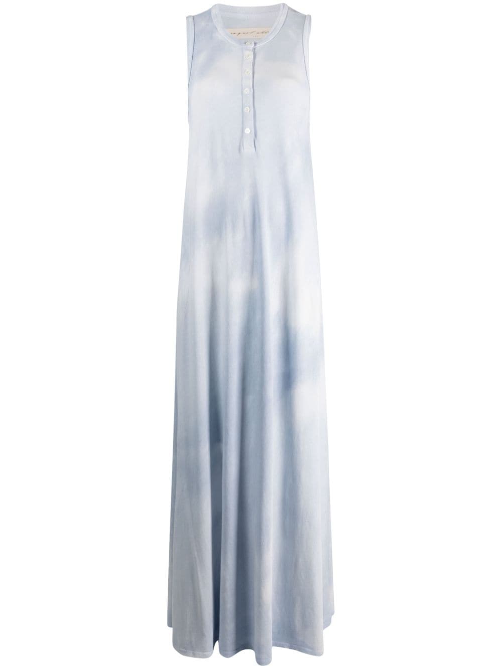 Raquel Allegra Christy tie dye-print cotton maxi dress - Blue von Raquel Allegra