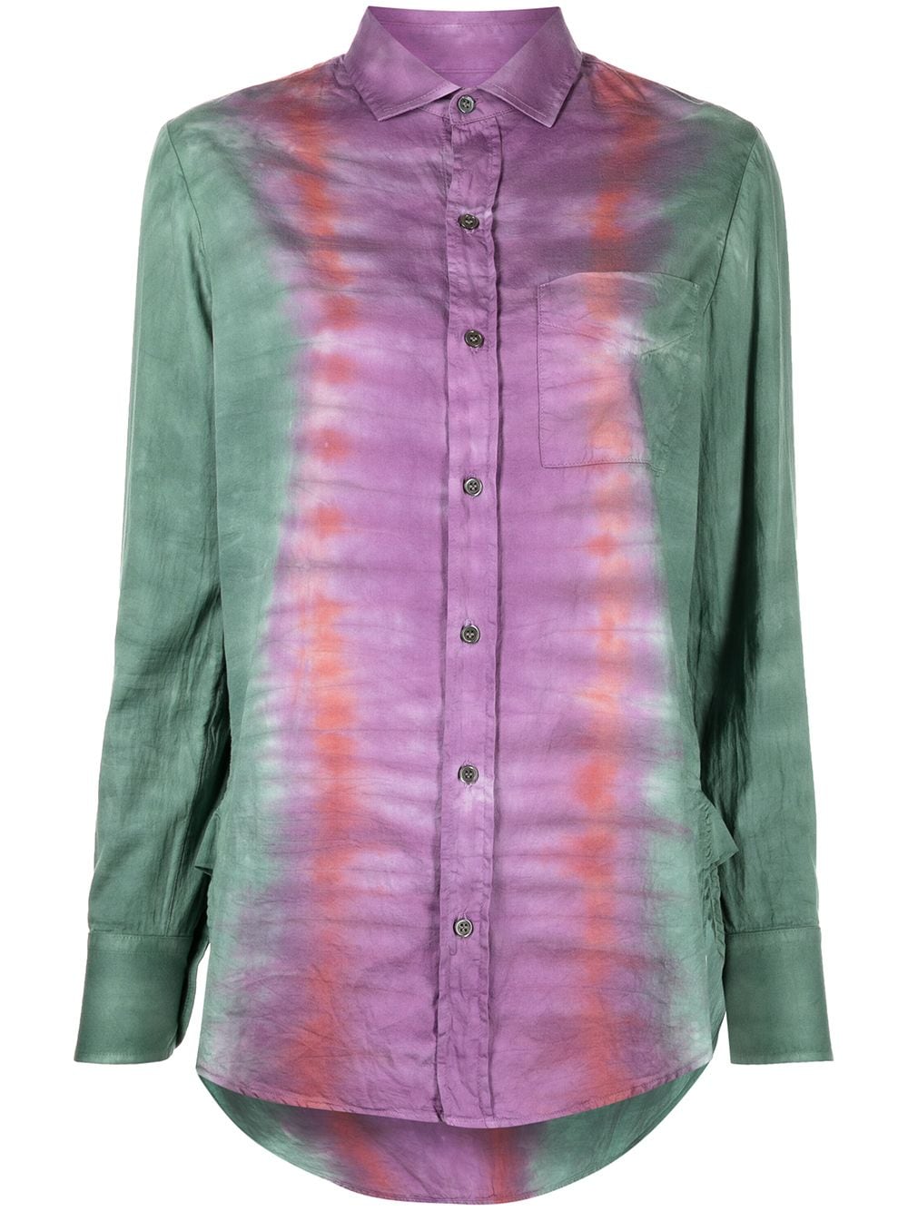 Raquel Allegra tie-dye shirt - Purple von Raquel Allegra