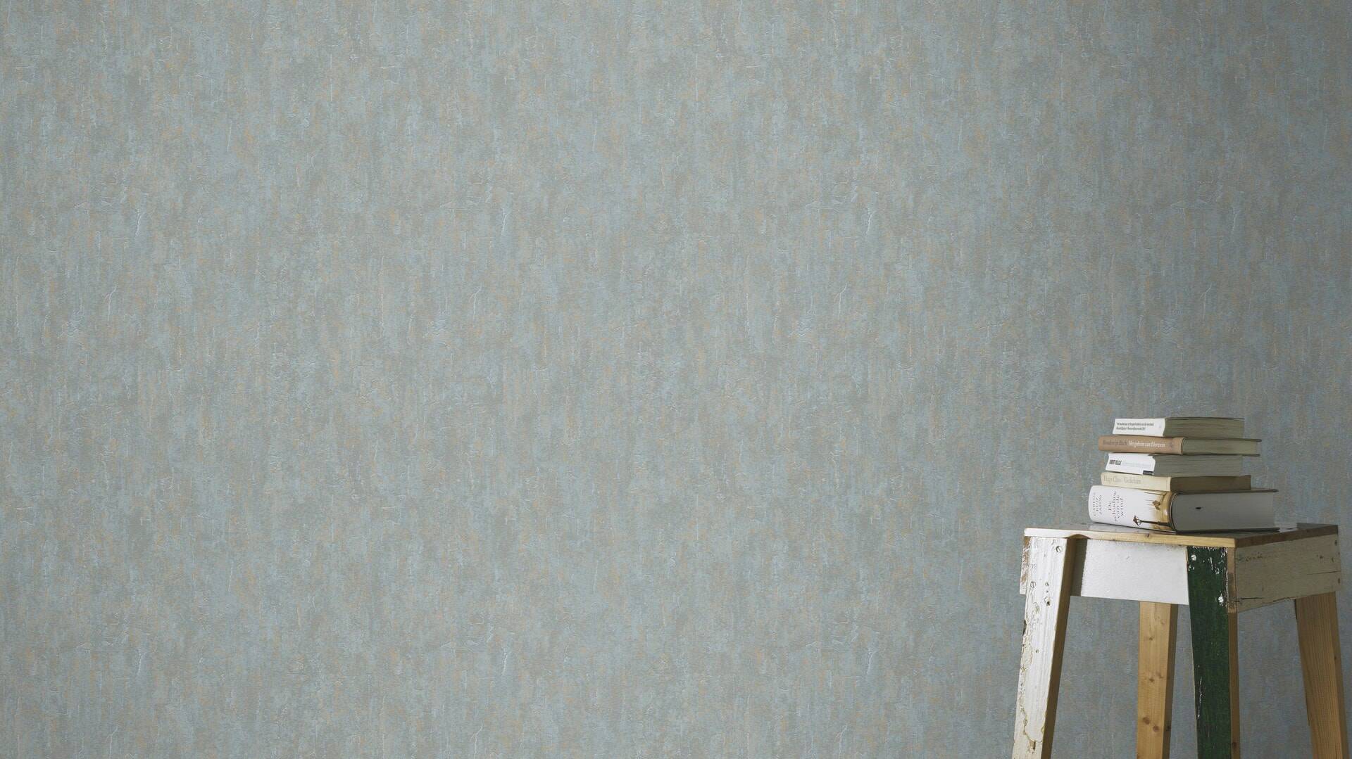 Rasch Vliestapete »Andy Wand«, unifarben mit Farbeinsatz-Metall-Effekte-metallic von Rasch