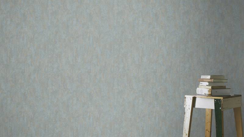 Rasch Vliestapete »Andy Wand«, unifarben mit Farbeinsatz-Metall-Effekte-metallic, gut lichtbeständig, hochwaschbeständig von Rasch