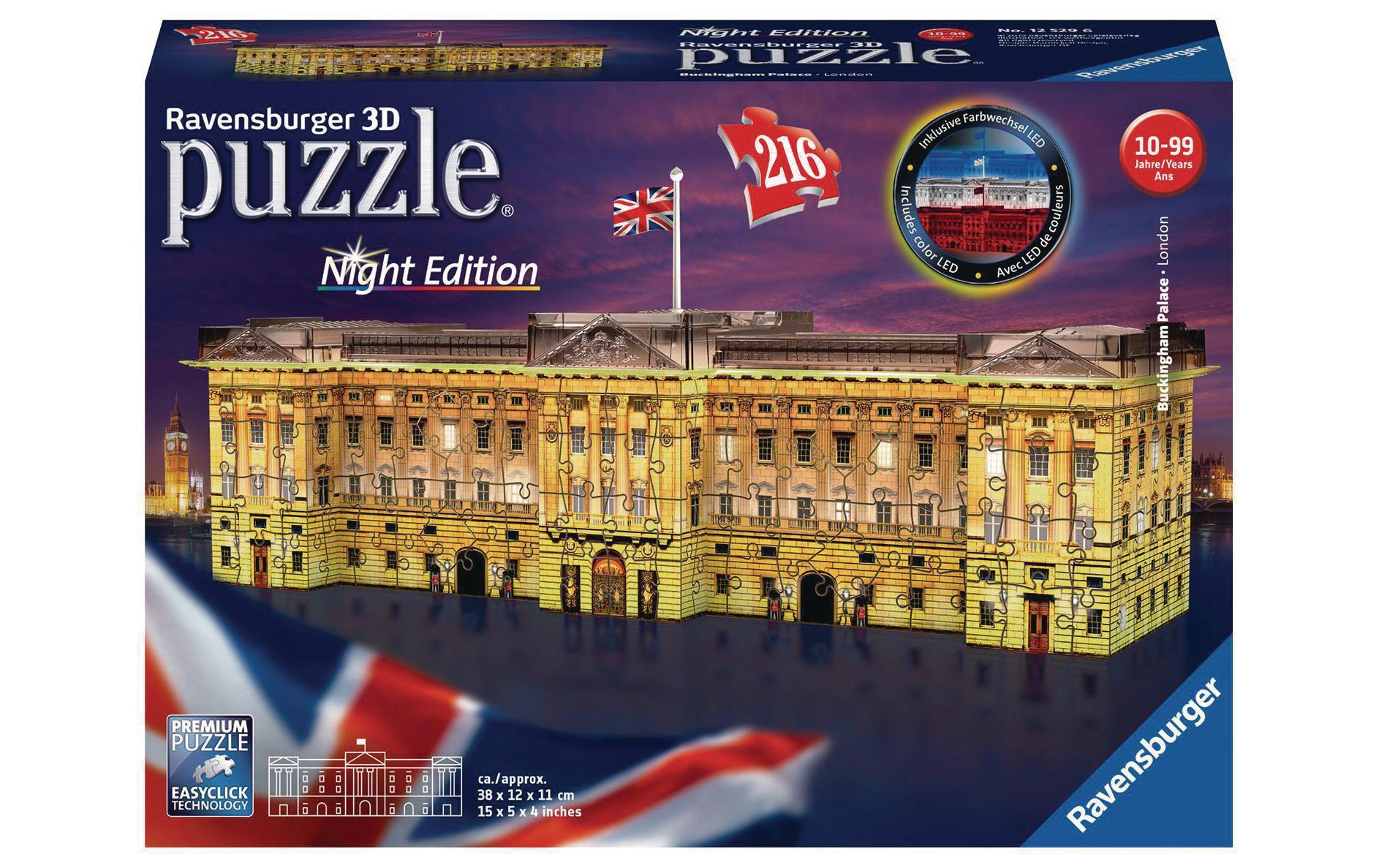 Ravensburger 3D-Puzzle »Buckingham Palace bei Nacht« von Ravensburger