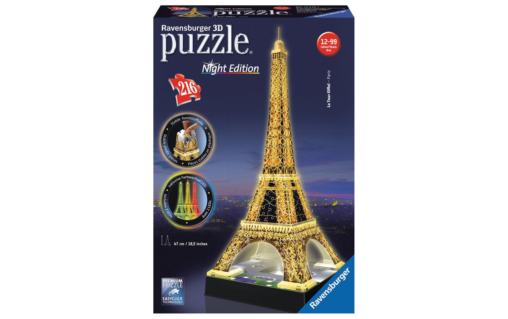 Ravensburger 3D-Puzzle »Eiffelturm bei Nacht« von Ravensburger