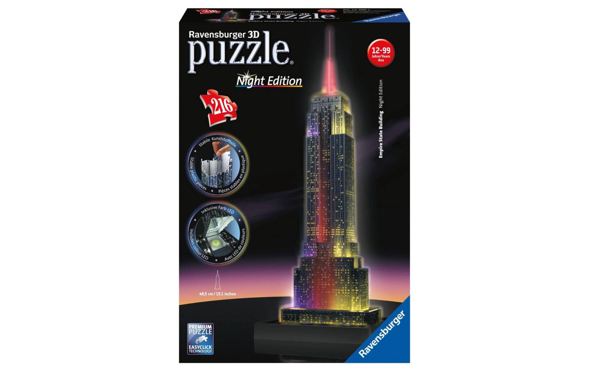 Ravensburger 3D-Puzzle »Empire State Building Nacht« von Ravensburger