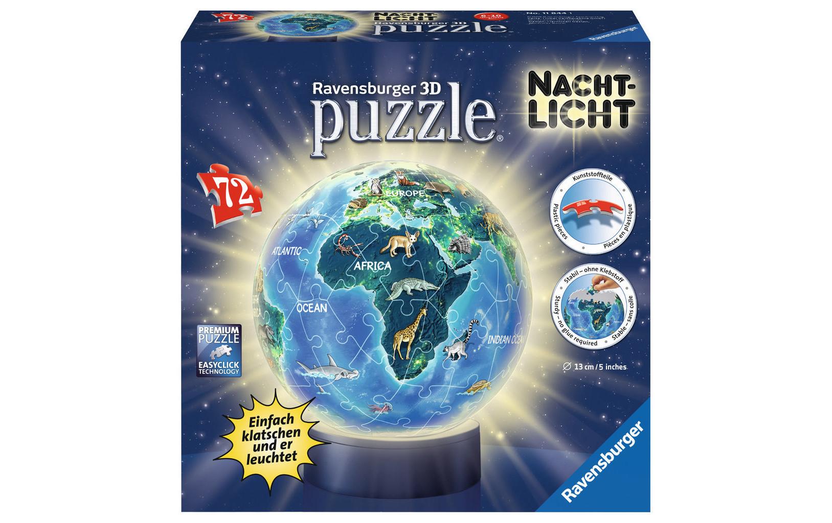 Ravensburger 3D-Puzzle »Erde bei Nacht Nachtlicht« von Ravensburger