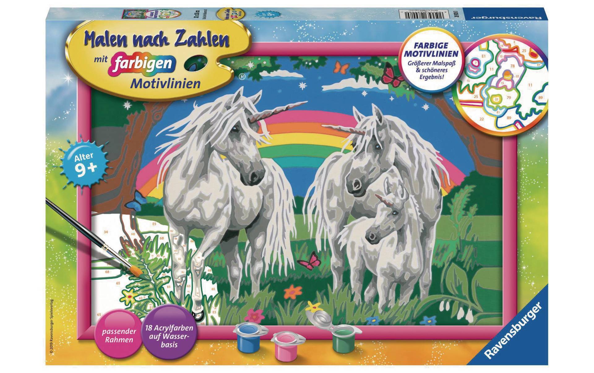 Ravensburger Malen nach Zahlen »Malen nach Zahlen Fabelhafte Einhornwelt« von Ravensburger