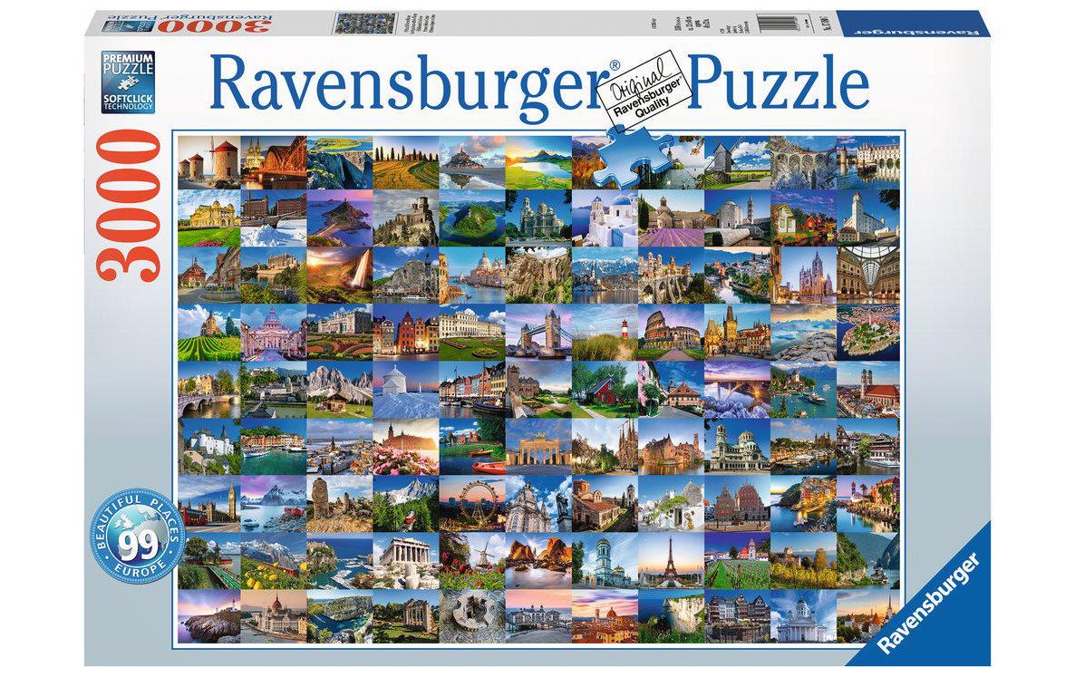 Ravensburger Puzzle »99 Beautiful Places in Europe« von Ravensburger