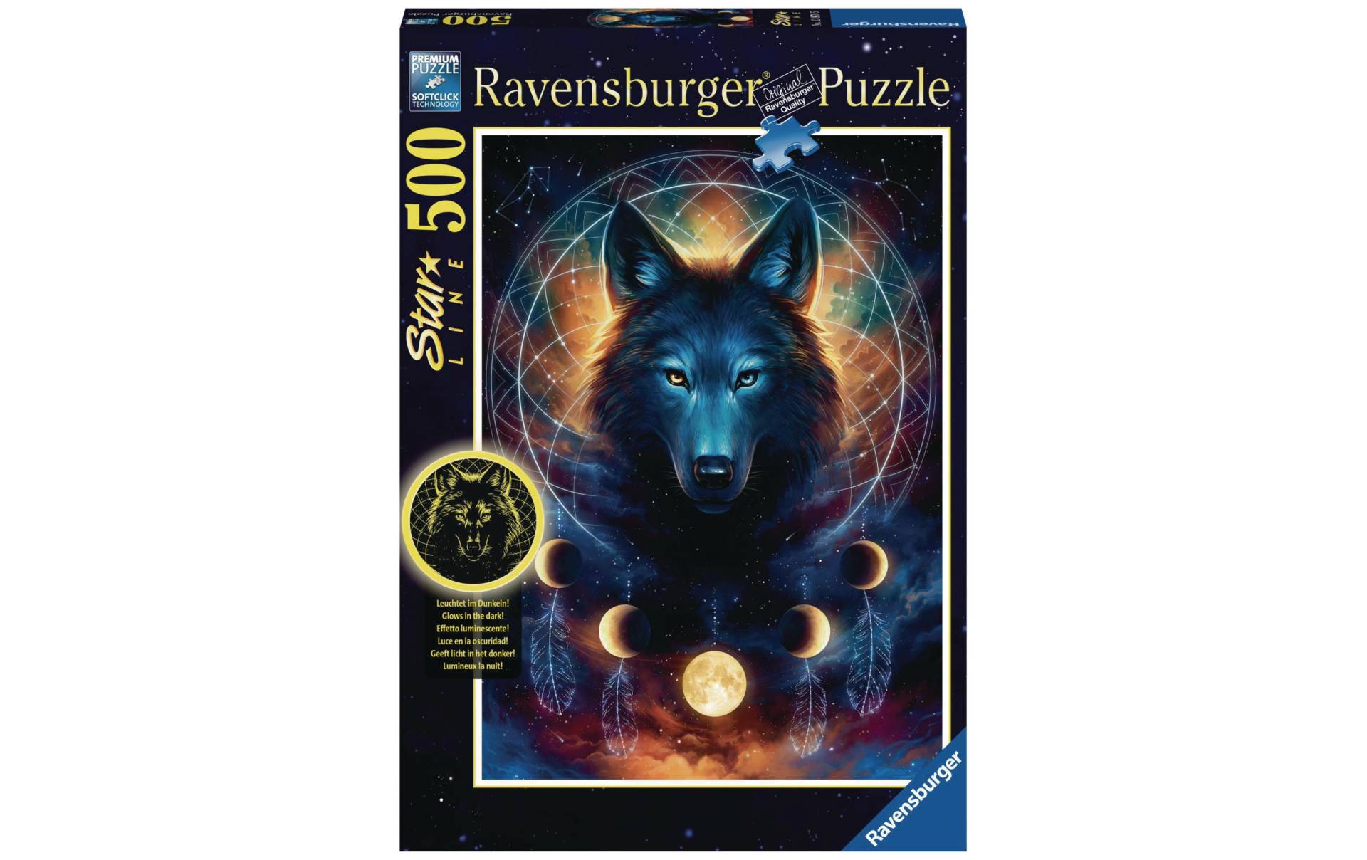 Ravensburger Puzzle »Leuchtender Wolf« von Ravensburger