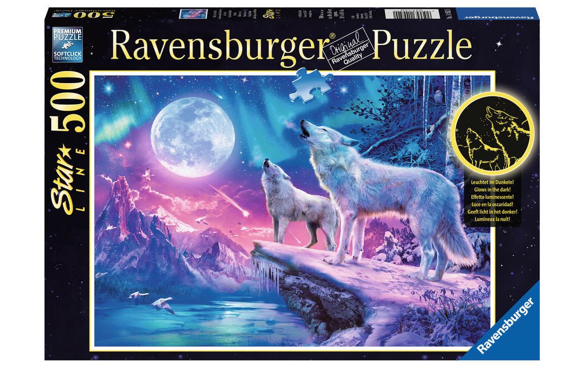 Ravensburger Puzzle »Wolf im Nordlicht« von Ravensburger