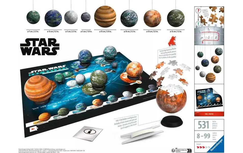 Ravensburger 3D-Puzzle »Ball: Star Wars Galaxie« Ravensburger 3D-Puzzle »Ball: Star Wars Galaxie« von Ravensburger