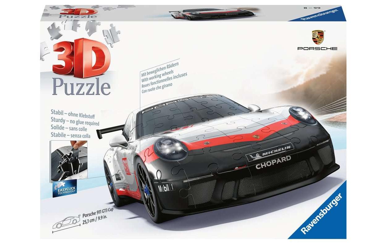Ravensburger 3D-Puzzle »Porsche 911 GT3 Cup«, (152 tlg.) von Ravensburger