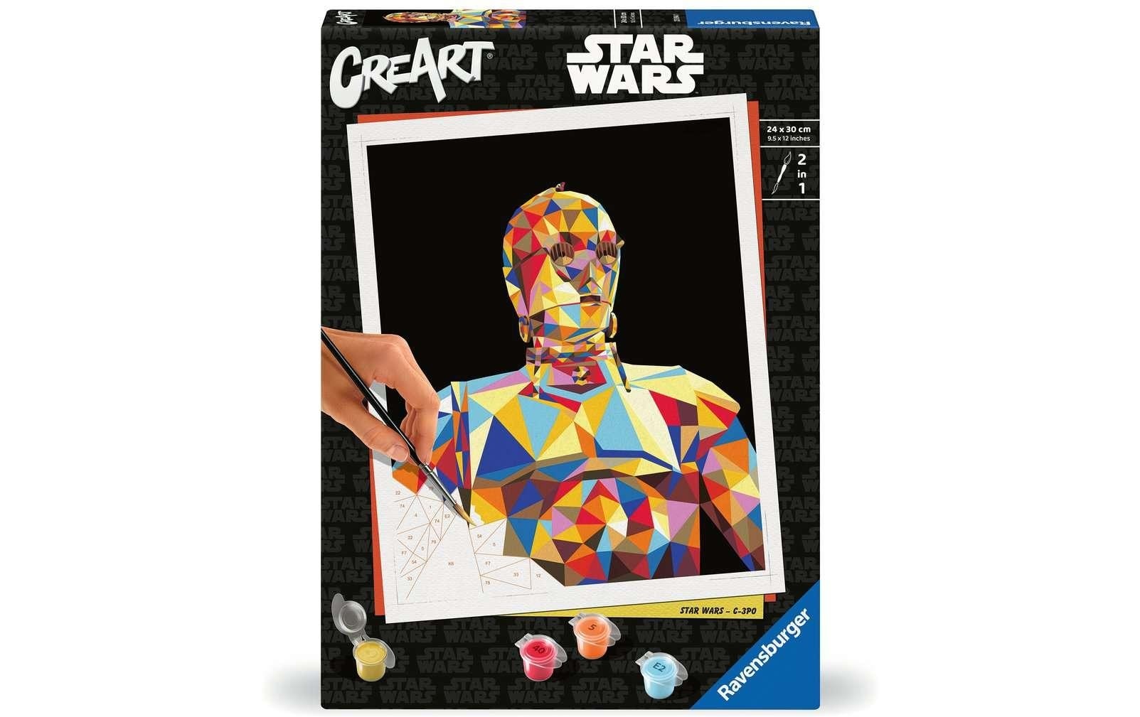 Ravensburger Malen nach Zahlen »CreArt – Star Wars – C-3PO«, Mit ausführlicher Malanleitung und Vorlageblatt Ravensburger Malen nach Zahlen »CreArt – Star Wars – C-3PO«, Mit ausführlicher Malanleitung und Vorlageblatt von Ravensburger