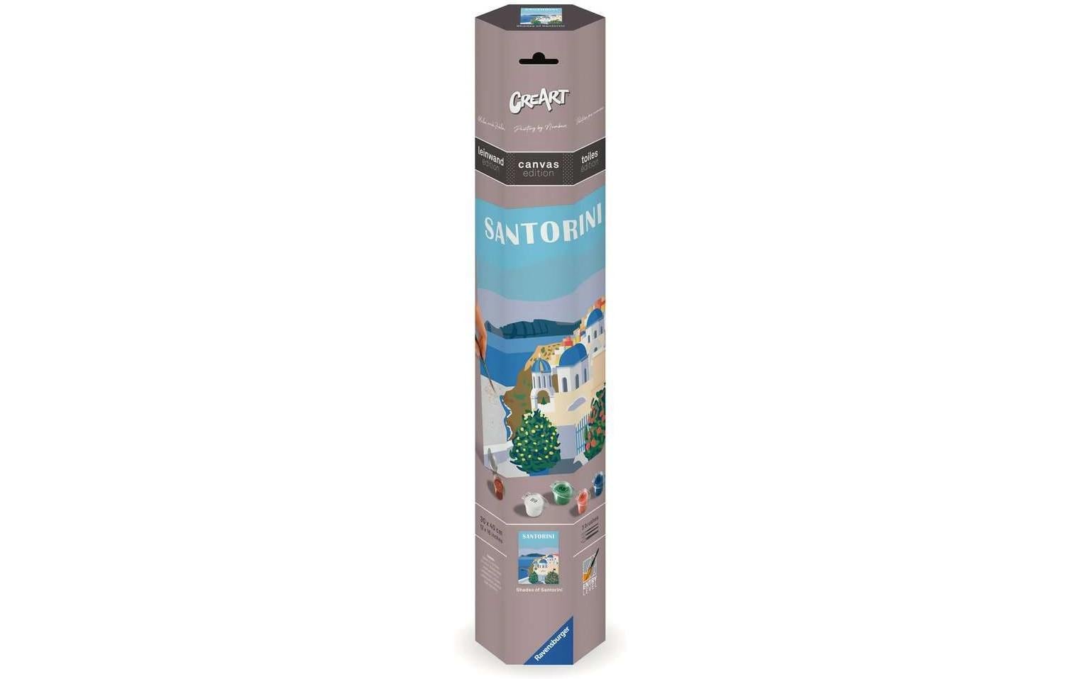 Ravensburger Malen nach Zahlen »CreArt – shades of Santorini auf Leinwand« von Ravensburger