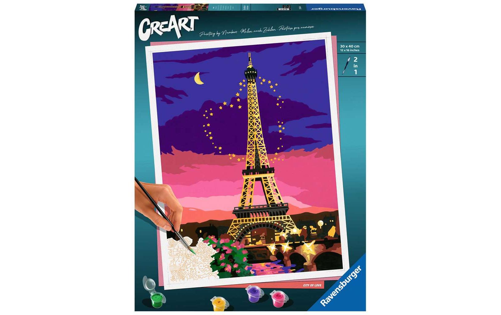 Ravensburger Malen nach Zahlen »CreArt: City of Love« von Ravensburger