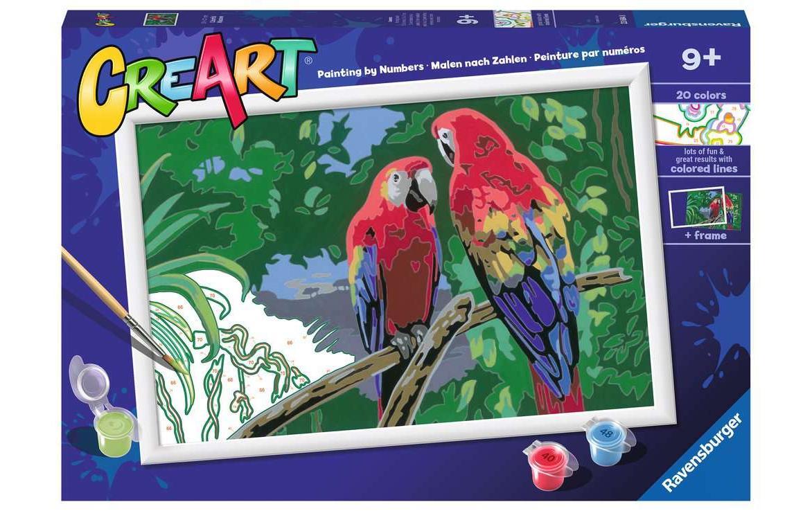 Ravensburger Malen nach Zahlen »CreArt: Colorful Macaws« von Ravensburger