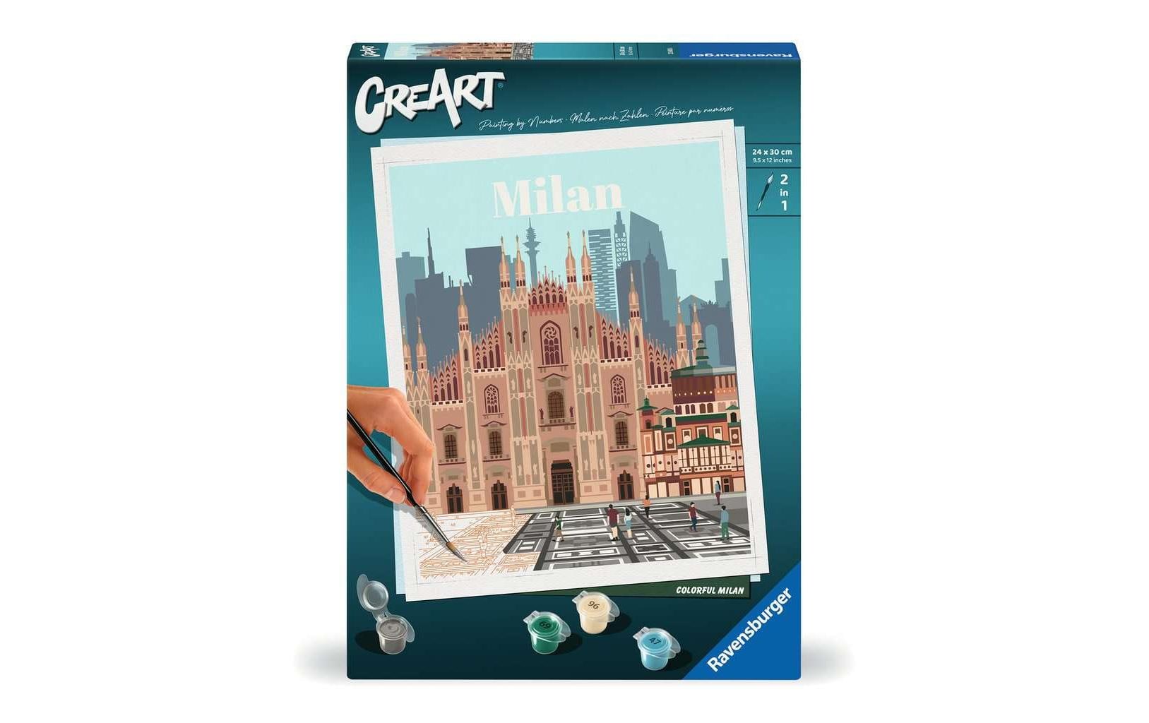 Ravensburger Malen nach Zahlen »CreArt: Colorful Milan« Ravensburger Malen nach Zahlen »CreArt: Colorful Milan« von Ravensburger