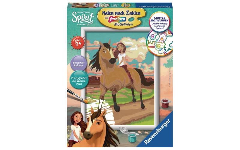 Ravensburger Malen nach Zahlen »Malen nach Zahl«, 1 Maltafel, 15 Acrylfarben, 1 Bilderrahmen, 1 Pinsel von Ravensburger