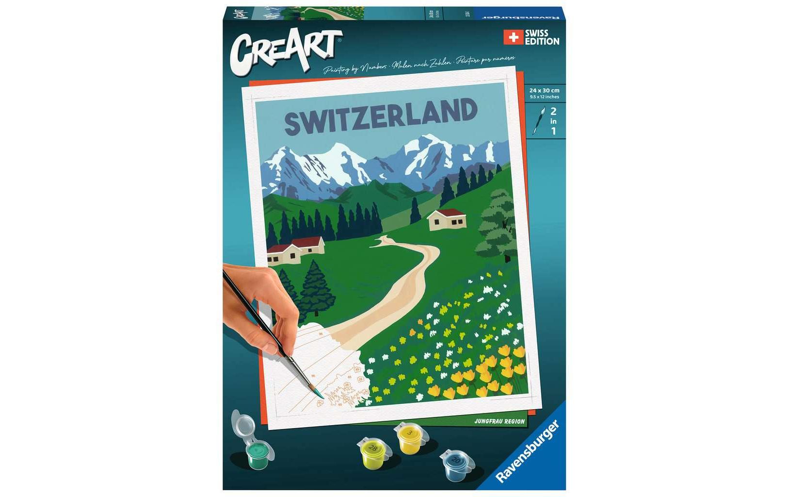 Ravensburger Malen nach Zahlen »MnZ Serie C Jungfrau Region« von Ravensburger