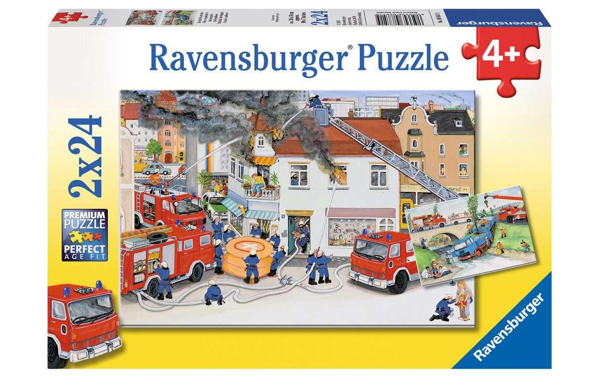 Ravensburger Puzzle »Bei der Feuerwehr«, (24 tlg.) von Ravensburger