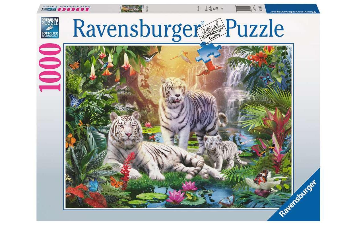 Ravensburger Puzzle »Familie der Weissen Tiger« von Ravensburger