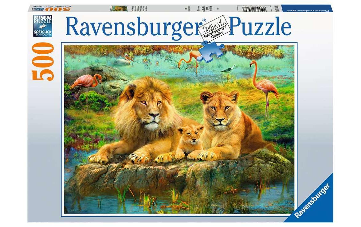 Ravensburger Puzzle »Löwen in der Savanne«, (500 tlg.) von Ravensburger