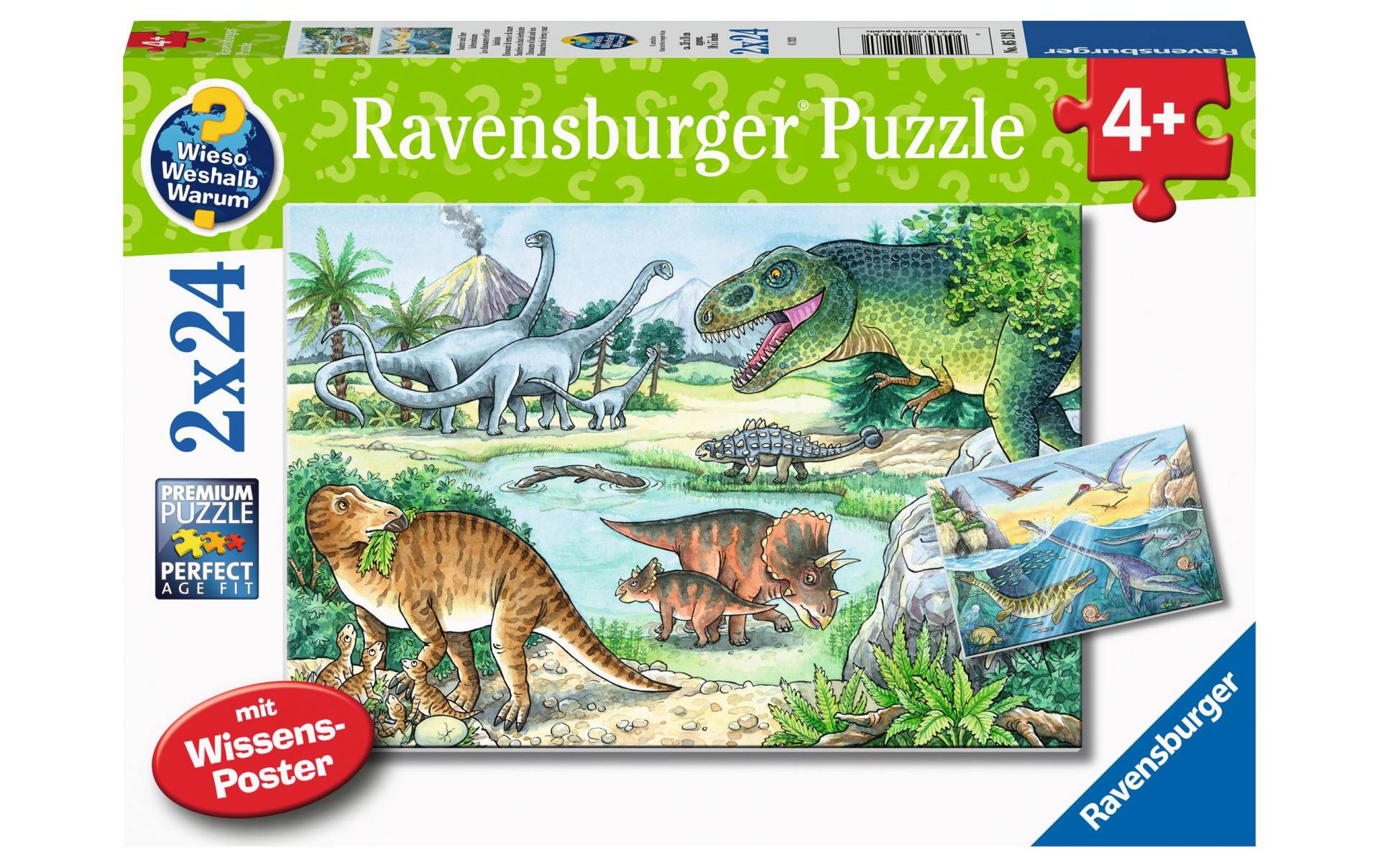 Ravensburger Puzzle »Saurier und ihre Lebensräume«, (48 tlg.) von Ravensburger