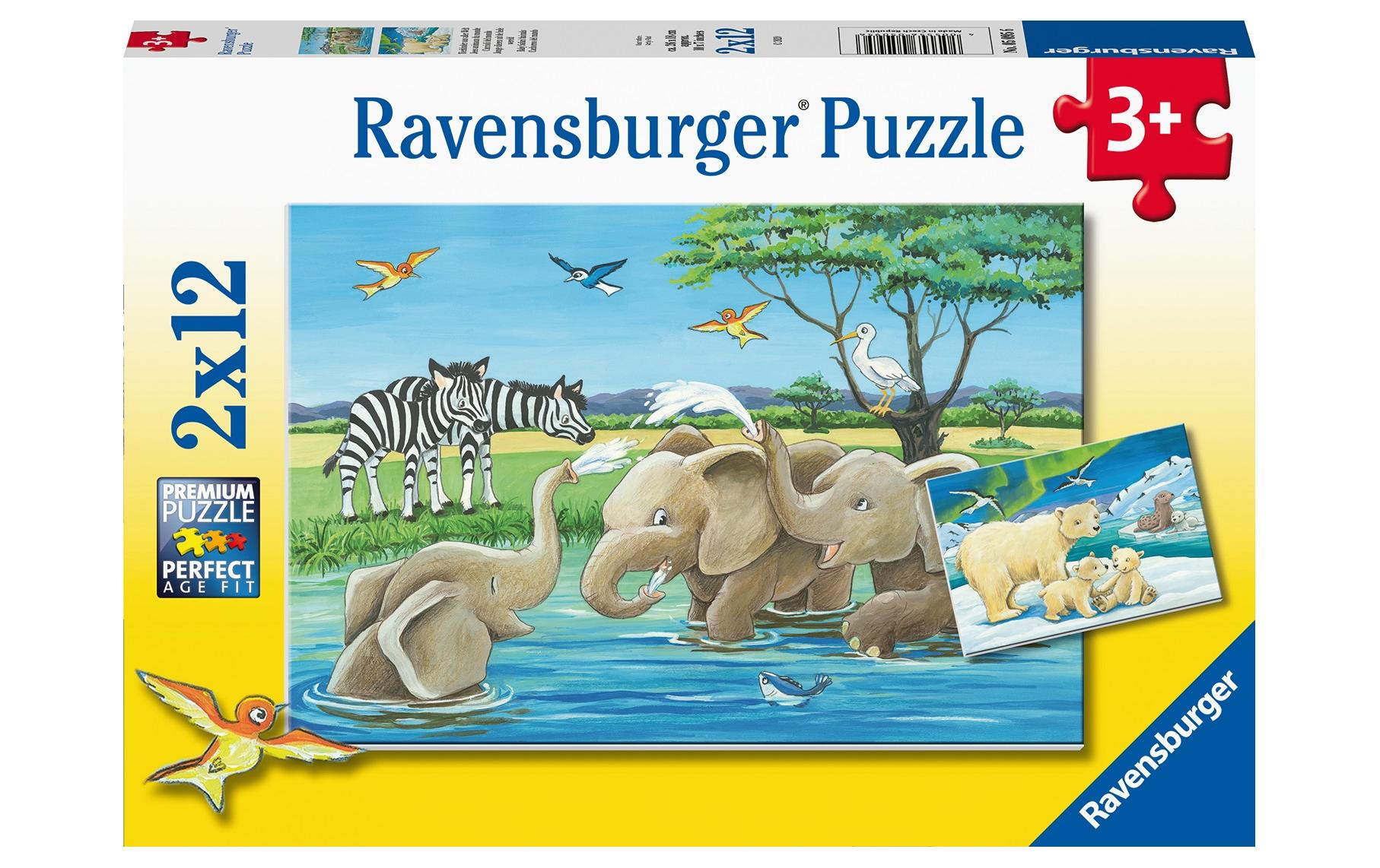 Ravensburger Puzzle »Tierkinder aus aller Welt«, (24 tlg.) von Ravensburger