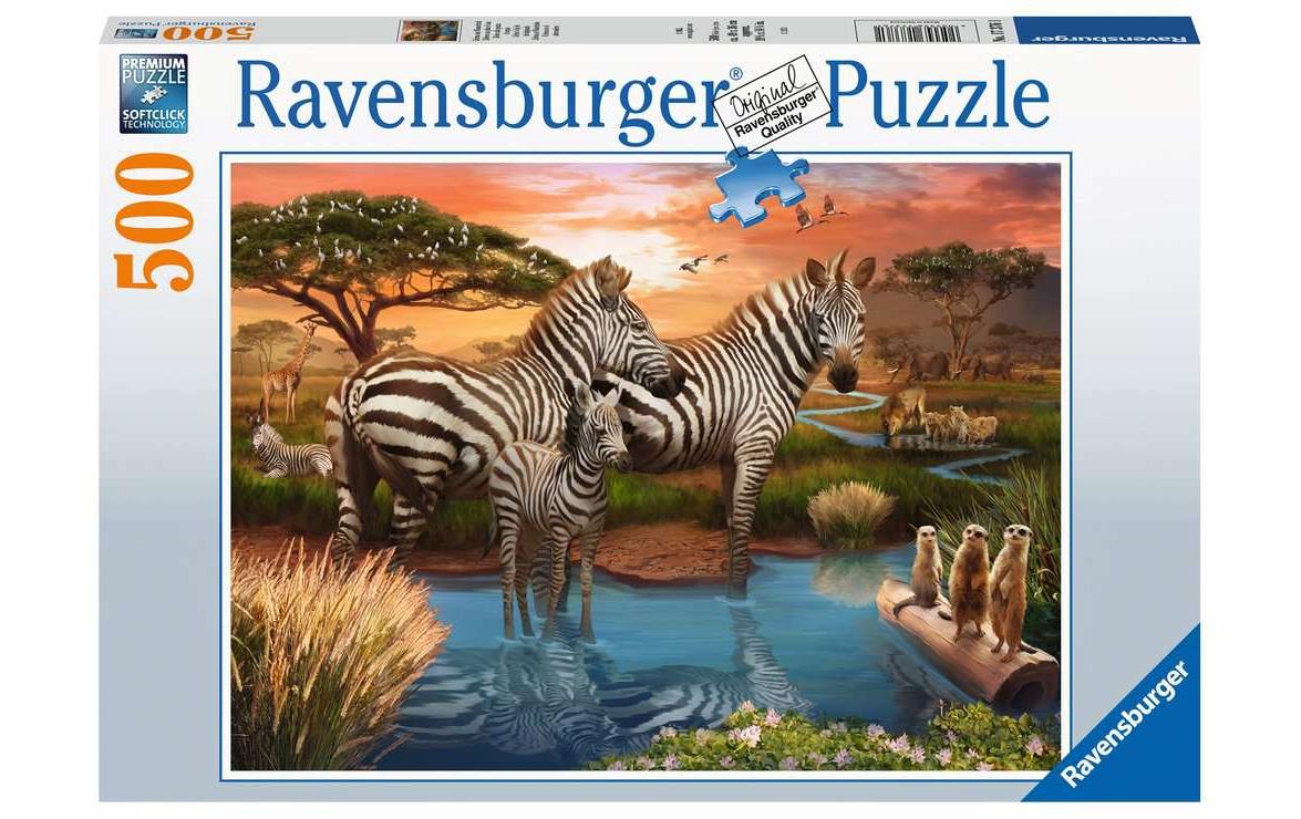 Ravensburger Puzzle »Zebras am Wasserloch« von Ravensburger