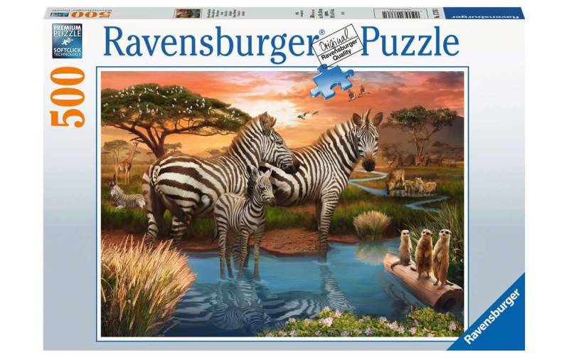 Ravensburger Puzzle »Zebras am Wasserloch« von Ravensburger