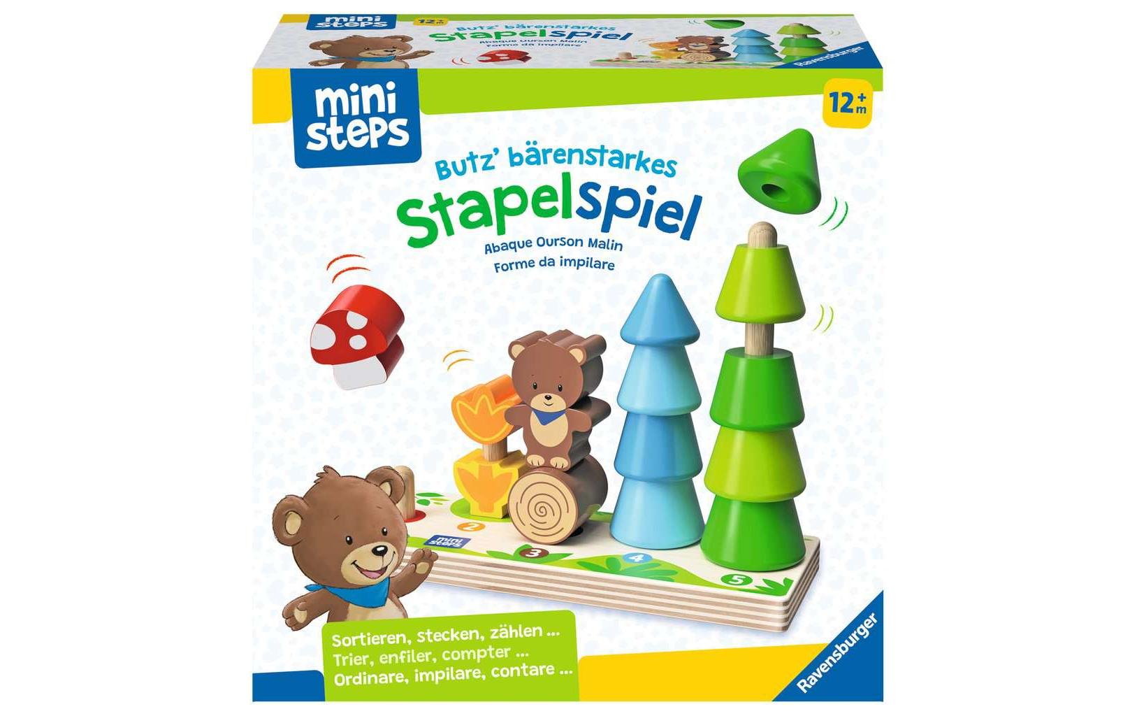 Ravensburger Spiel »Butz bärenstarkes Stapelspiel«, Holzart: Buche, Linde Ravensburger Spiel »Butz bärenstarkes Stapelspiel«, Holzart: Buche, Linde von Ravensburger